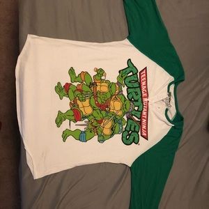TMNT baseball tee